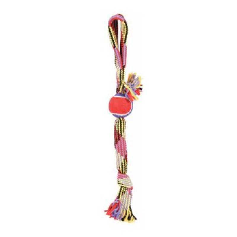 Zolux Hračka pes Tennis Ball Rope laso 50 cm