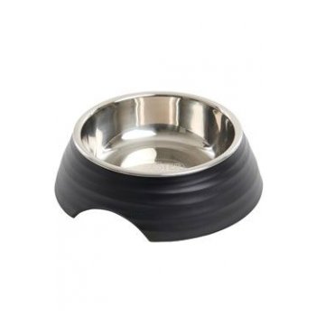 Miska melamin Frosted Ripple Bowl 160 ml černá BUSTER