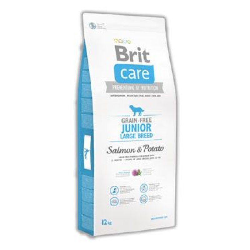 Brit Care Dog Grain-free Junior LB Salmon & Potato 12 kg