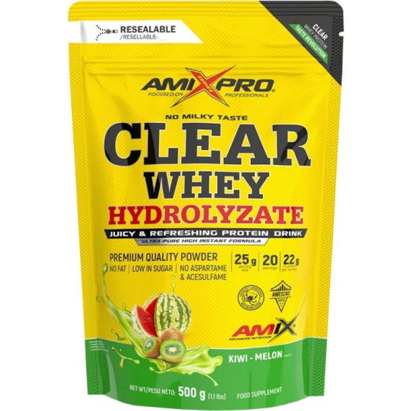 Amix Clear Whey Hydrolyzate 500 g, kiwi-meloun