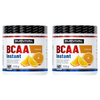 Survival BCAA Instant 300 g, pomeranč - AKCE 1+1