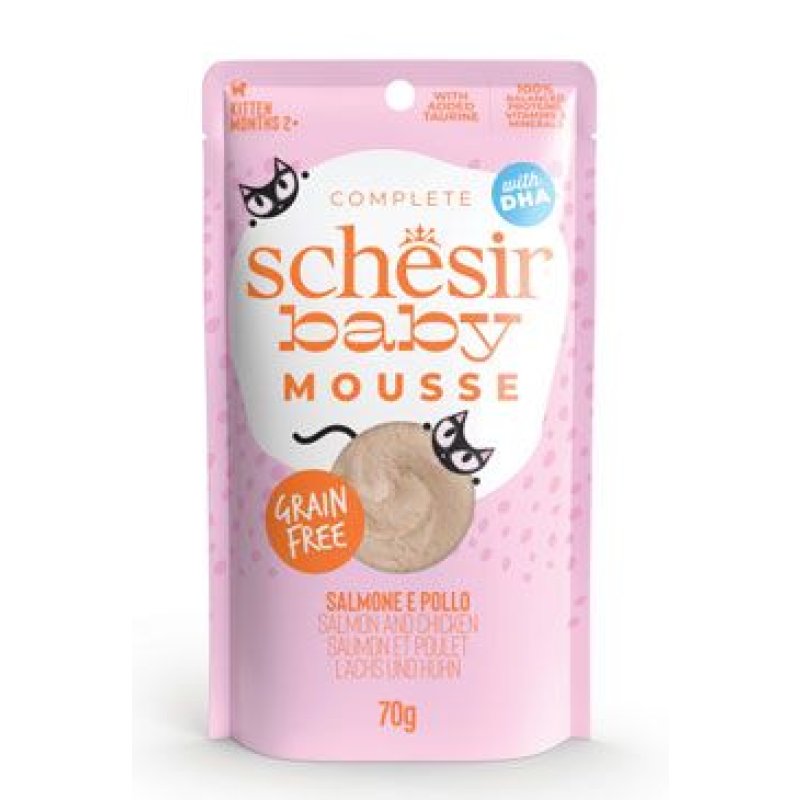 Schesir Cat kapsa Kitten Lifestage Mousse losos 70 g