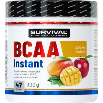 Survival BCAA Instant - 300 g, jablko-mango