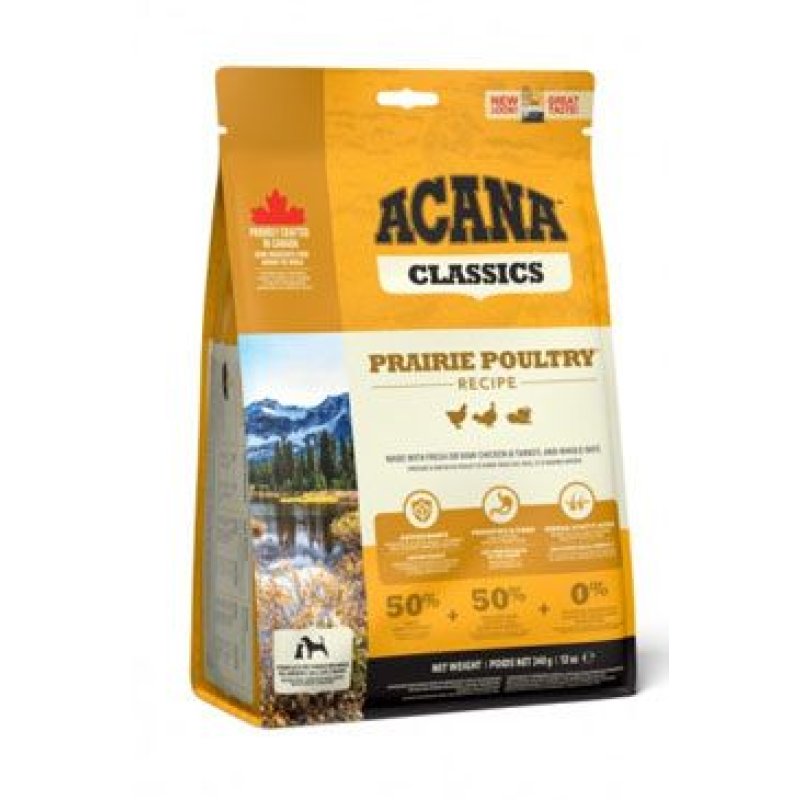 Acana Dog Prairie Poultry Classics 2 kg NEW