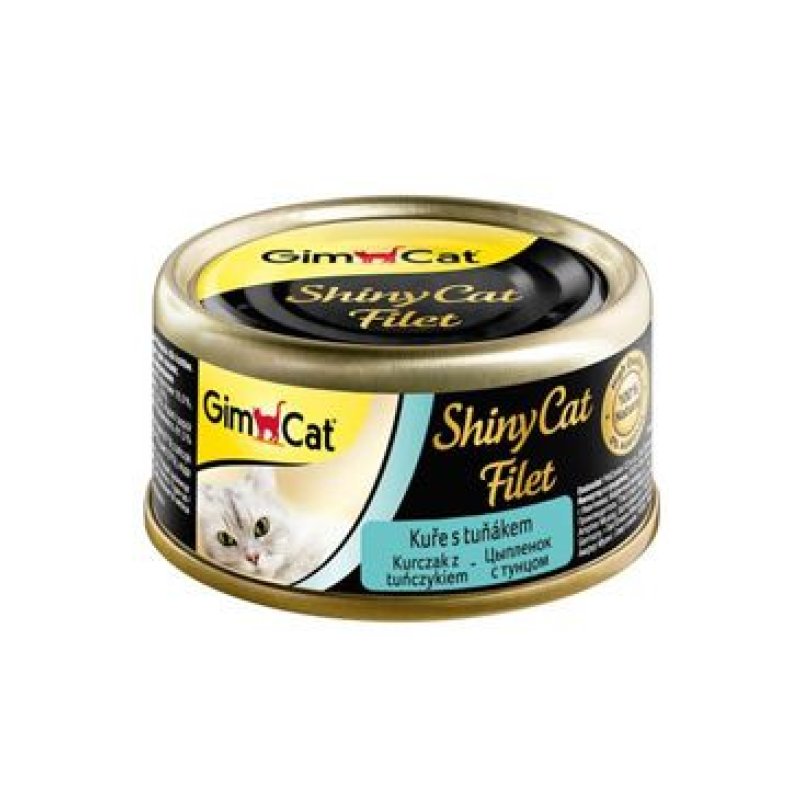 Gimpet ShinyCat filet kuře s tuňákem 70 g