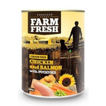 Farm Fresh Dog Chicken & Salmon with Potatoes konz 800 g