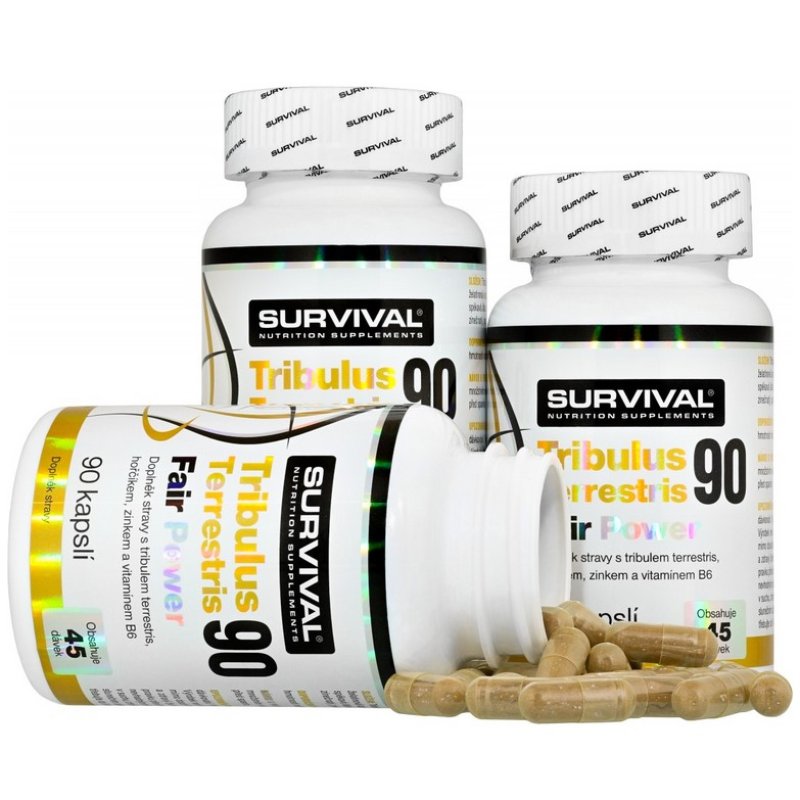 Survival Tribulus Terrestris 90 Fair Power 90 cps - AKCE 2+1 ZDARMA