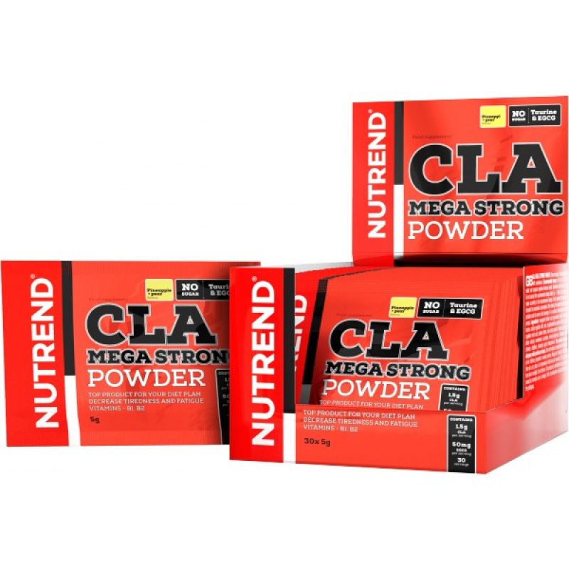 Nutrend CLA Mega Strong Powder 30 x 5 g, ananas-hruška