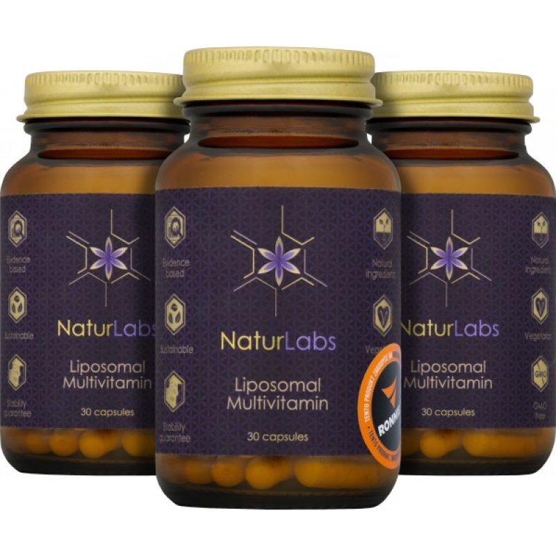 NaturLabs Liposomal Multivitamin 2+1 zdarma - 3 x 30 cps