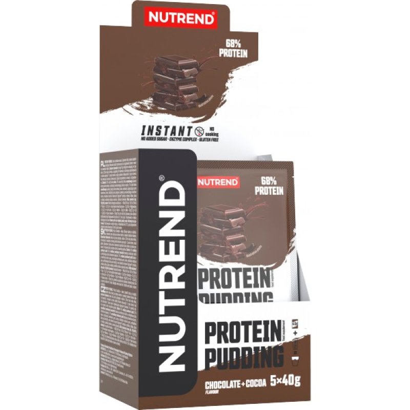 Nutrend Protein Pudding - 5x 40 g, vanilka