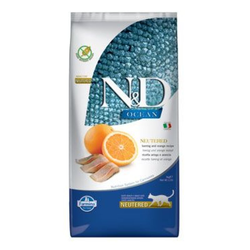 N&D OCEAN CAT NEUTERED Adult Herring & Orange 5 kg