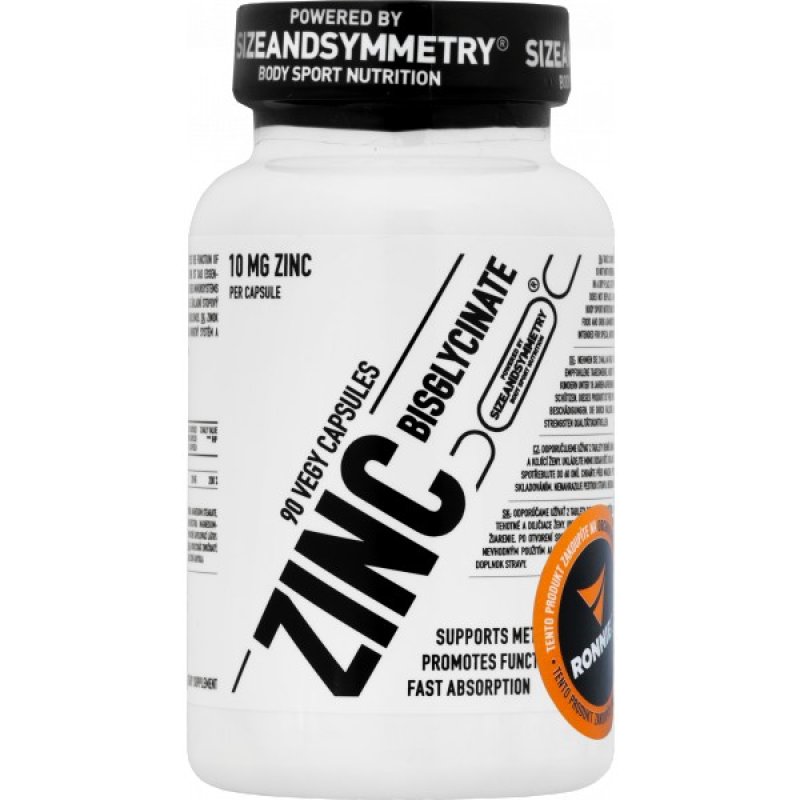 SizeandSymmetry Zinek • Zinc Bisglycinate 90 cps