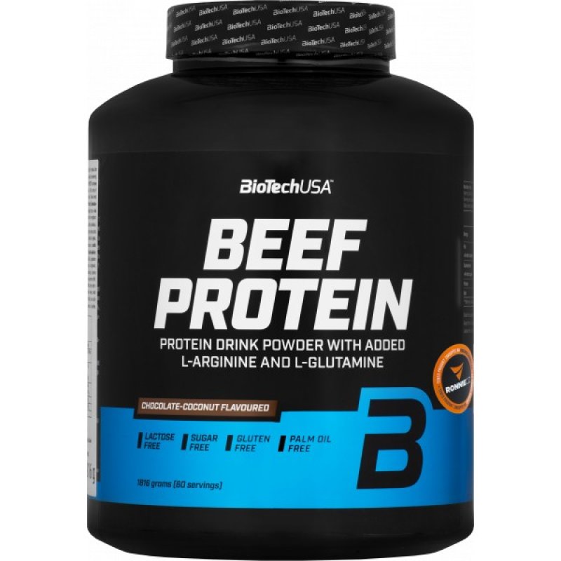 BioTech Nutrition Beef Protein 1816 g, jahoda