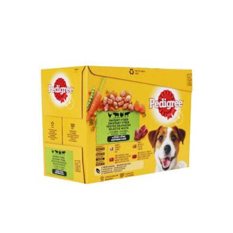 Pedigree kapsa masový výběr, zelenina ve šťávě 12 x 100 g