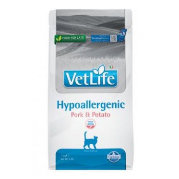 Vet Life Natural CAT Hypo Pork & Potato 1,5 kg