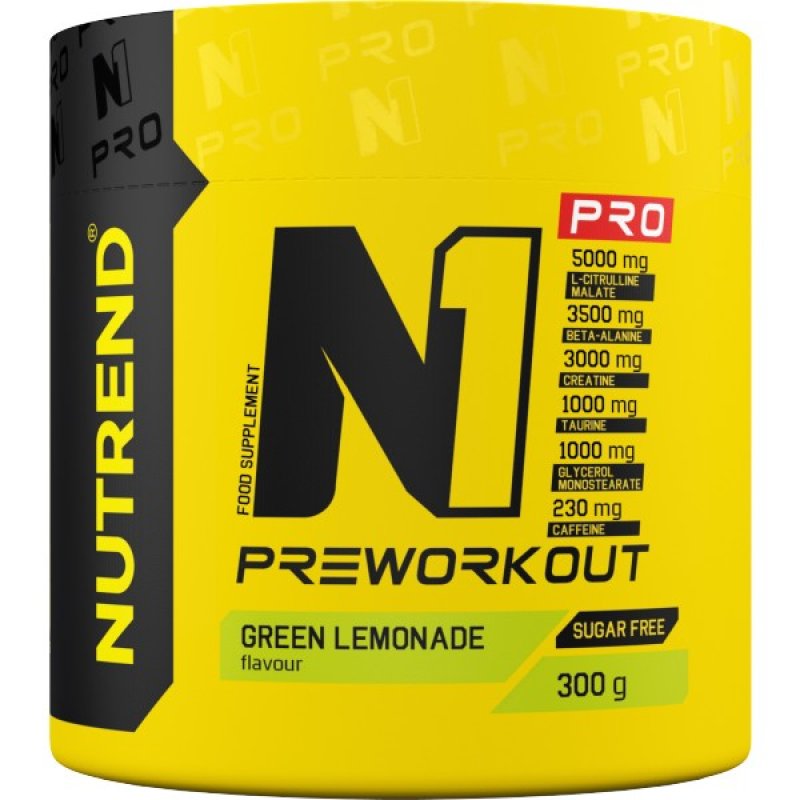 Nutrend N1 Pro Pre-Workout - 300 g, lesní plody