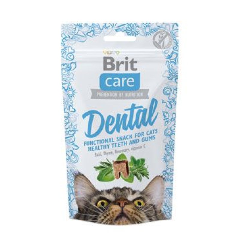 Brit Care Cat Snack Dental 50 g