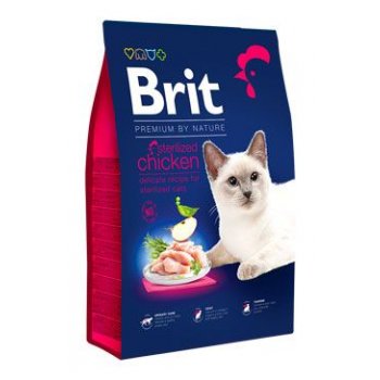 Brit Premium Cat by Nature Sterilized Chicken 800 g