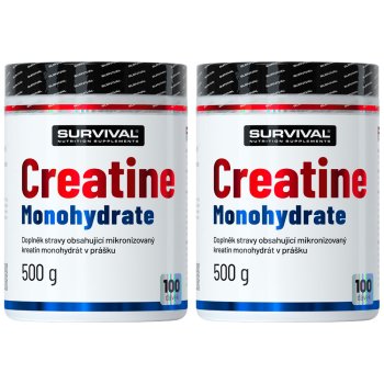 Survival Creatine Monohydrate Fair Power 500 g - AKCE 1+1