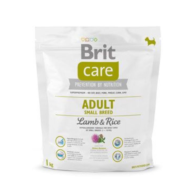 Brit Care Dog Adult Small Breed Lamb & Rice 1 kg