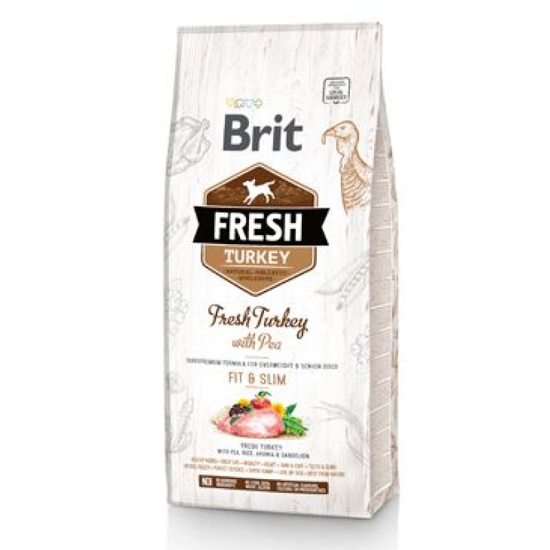 Brit Fresh Dog Turkey & Pea Light Fit & Slim 2,5 kg