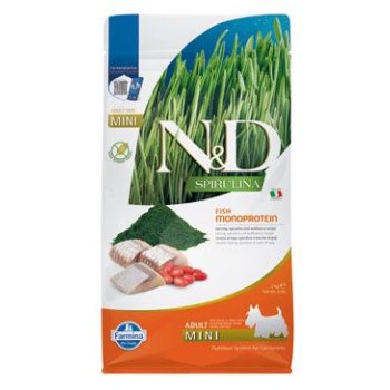 N&D SPIRULINA DOG Adult Mini Herring & Wolfberry 2 kg