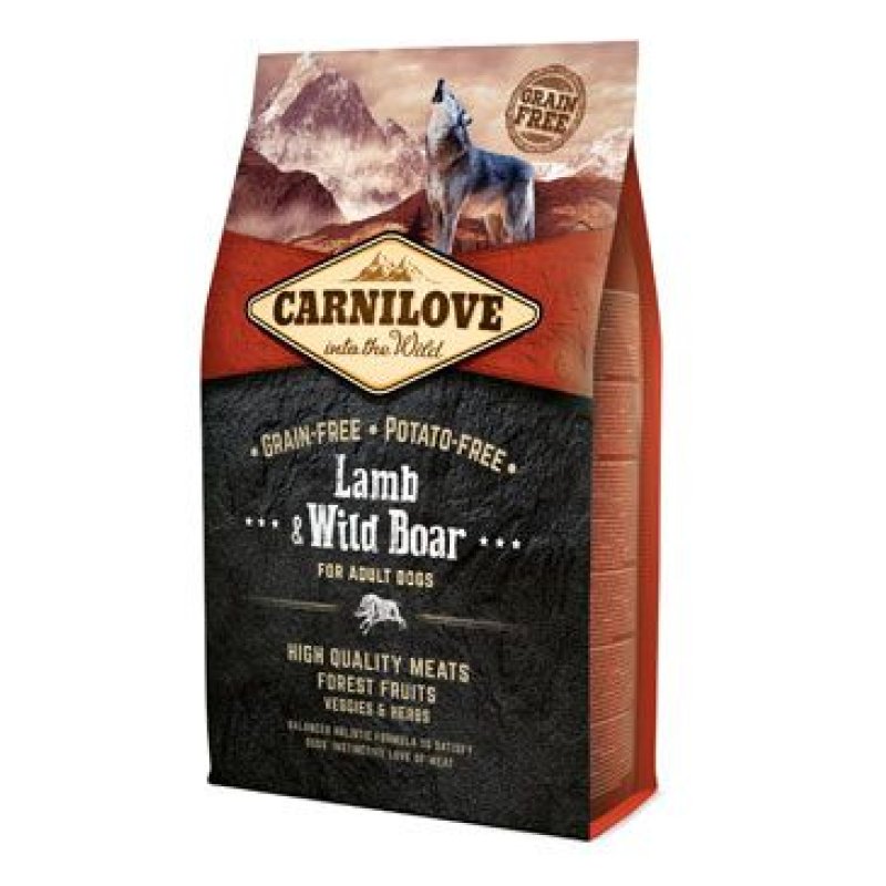 Carnilove Dog Lamb & Wild Boar for Adult 4 kg