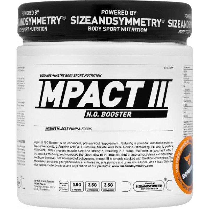 Sizeandsymmetry Impact III N.O. Booster 400 g