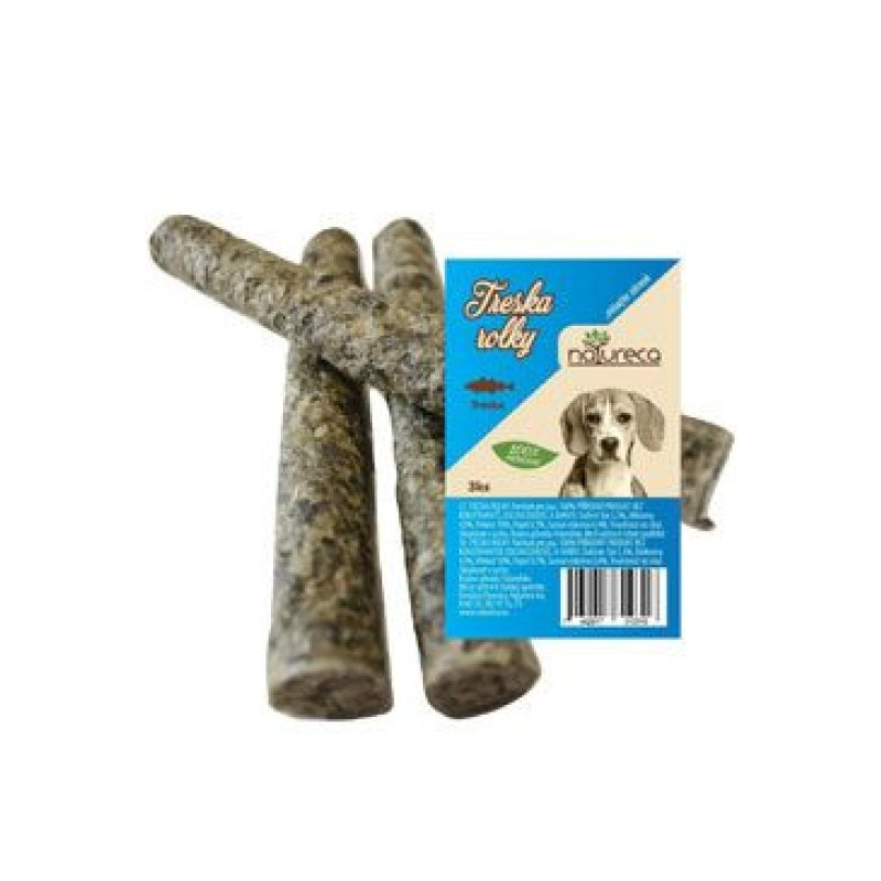 NATURECA Rolky z tresky 75 g (3 ks)