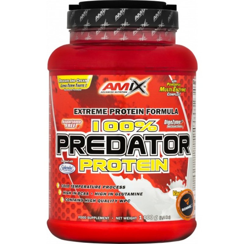 Amix 100 % Predator Protein - 1000 g, vanilka