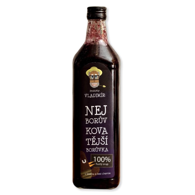 Přírodní sirup Nejborůvkovatější Borůvka 700 ml