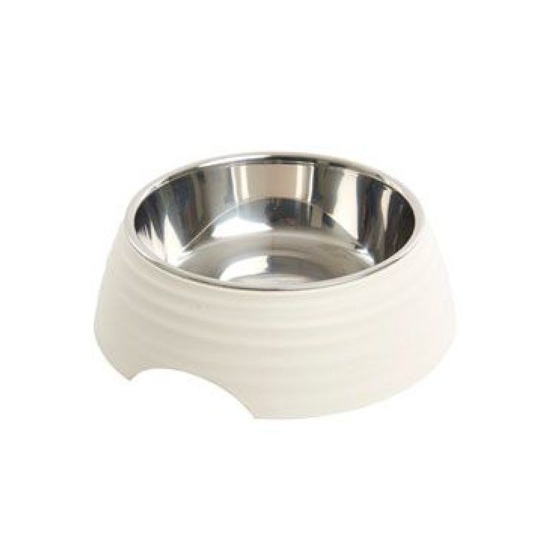 Miska melamin Frosted Ripple Bowl 700 ml bílá BUSTER