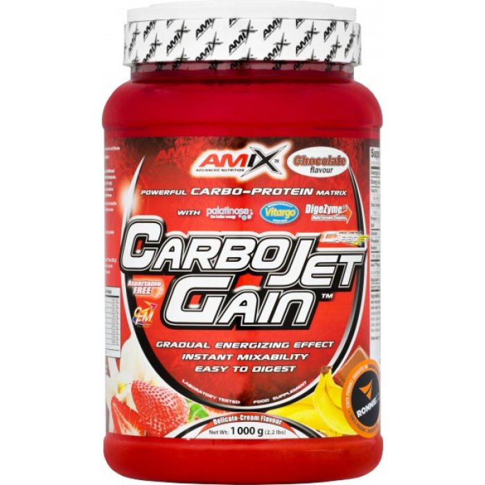 Amix CarboJet Gain - 1000 g, banán