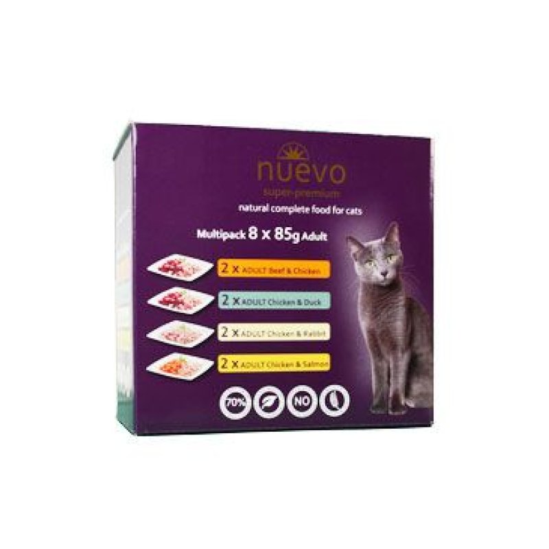 Nuevo kočka kapsa Adult Multipack 8 x 85 g