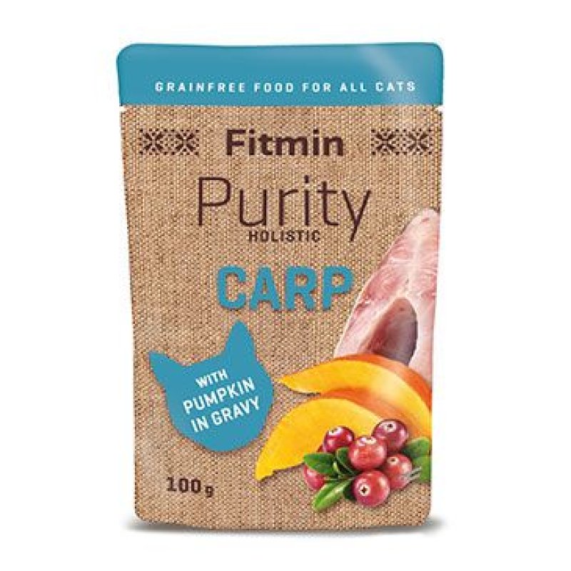 Fitmin cat Purity kapr s dýní kapsa 100 g