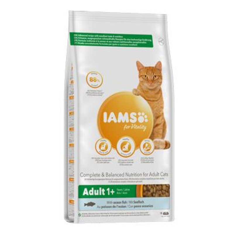 Iams Cat Adult Ocean Fish 10 kg