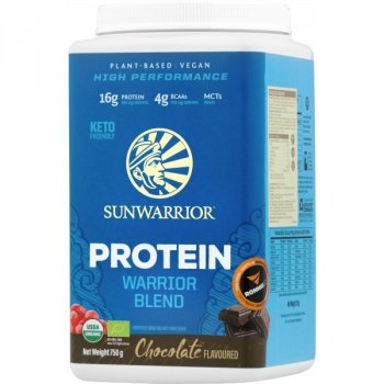 Sunwarrior Protein Warrior Blend - 750 g, čokoláda