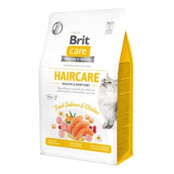 Brit Care Cat GF Haircare Healthy&Shiny Coat 0,4 kg