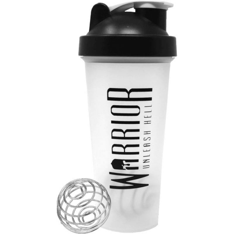 Šejkr Warrior 600 ml, transparentní