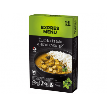 EXPRES MENU KM Žluté kari s tofu a jasmínovou rýží 500 g