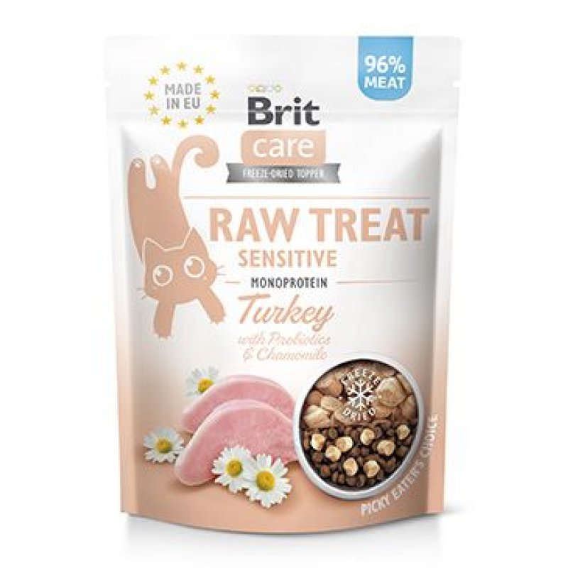 Brit Raw Treat Cat Sensitive, Turkey 40g