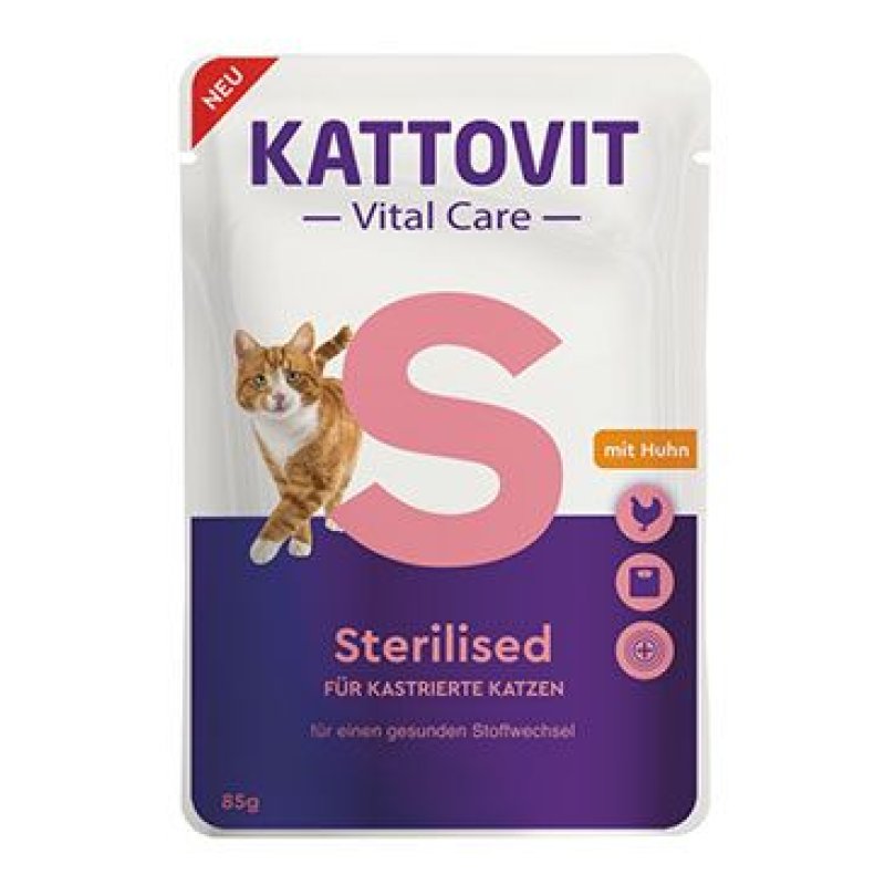 Kattovit Cat Vital Care Sterilized kuře kapsa 85 g