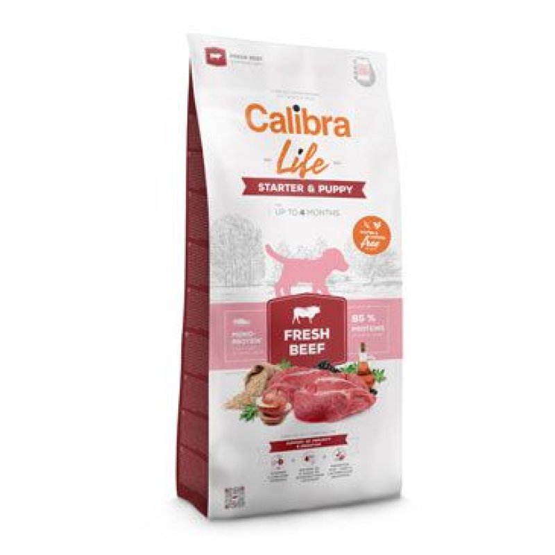 Calibra Dog Life Starter & Puppy Fresh Beef 750 g