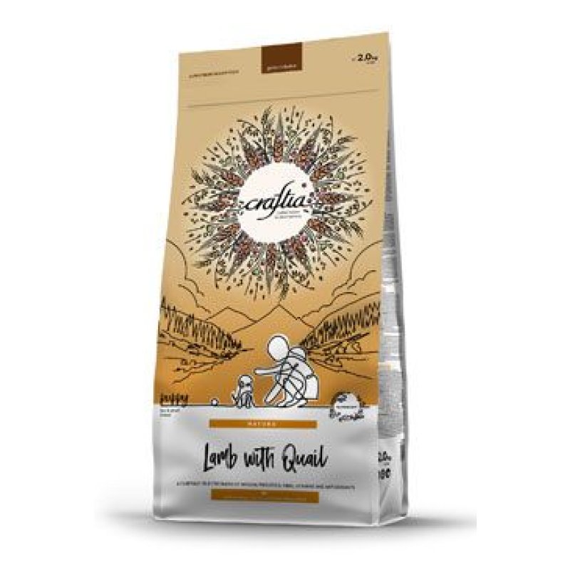 Kraftia CRAFTIA NATURA DOG Puppy S Lamb & Quail 2 kg