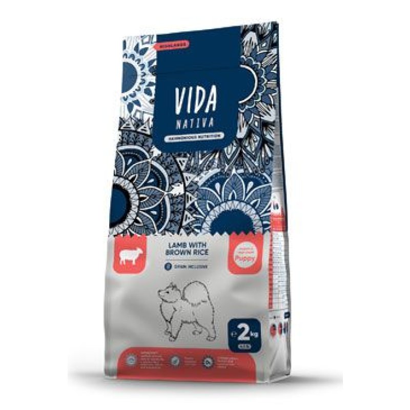 Kraftia VIDA NATIVA DOG Puppy M/L Lamb & Rice 2 kg