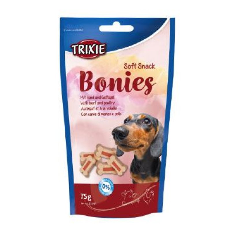 Trixie BONIES light bílé kostičky pro psy 75 g