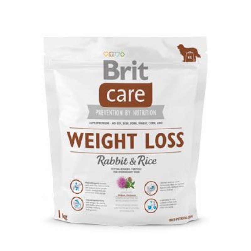 Brit Care Dog Weight Loss Rabbit & Rice 1 kg