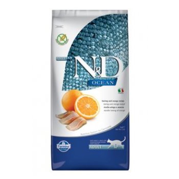 N&D OCEAN CAT Adult Herring & Orange 10 kg