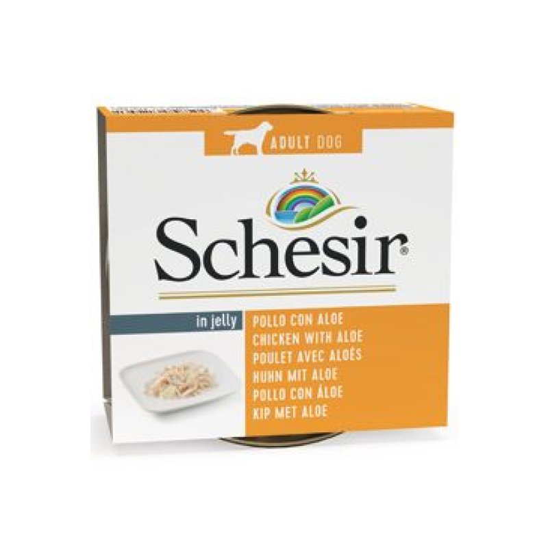 Schesir Dog konz. Adult kuře/aloe 150 g