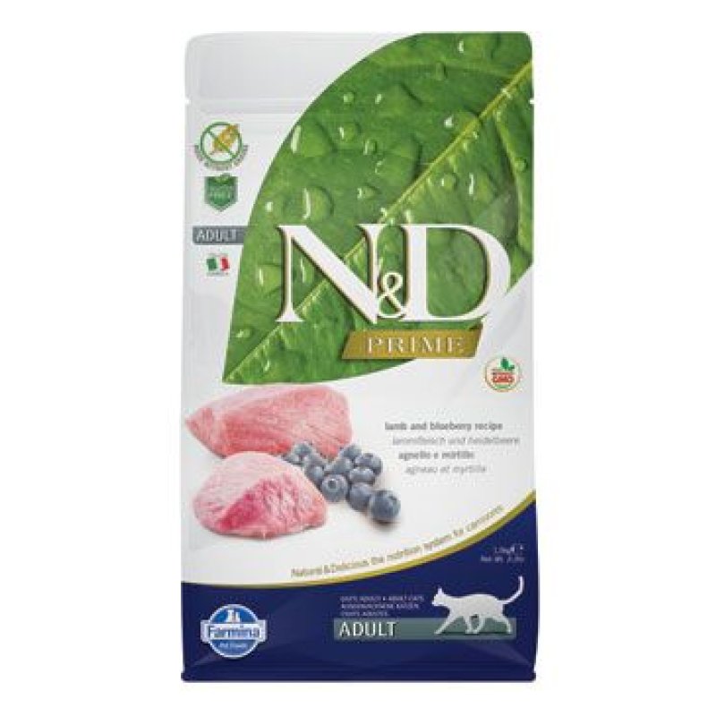 N&D PRIME CAT Adult Lamb & Blueberry 1,5 kg